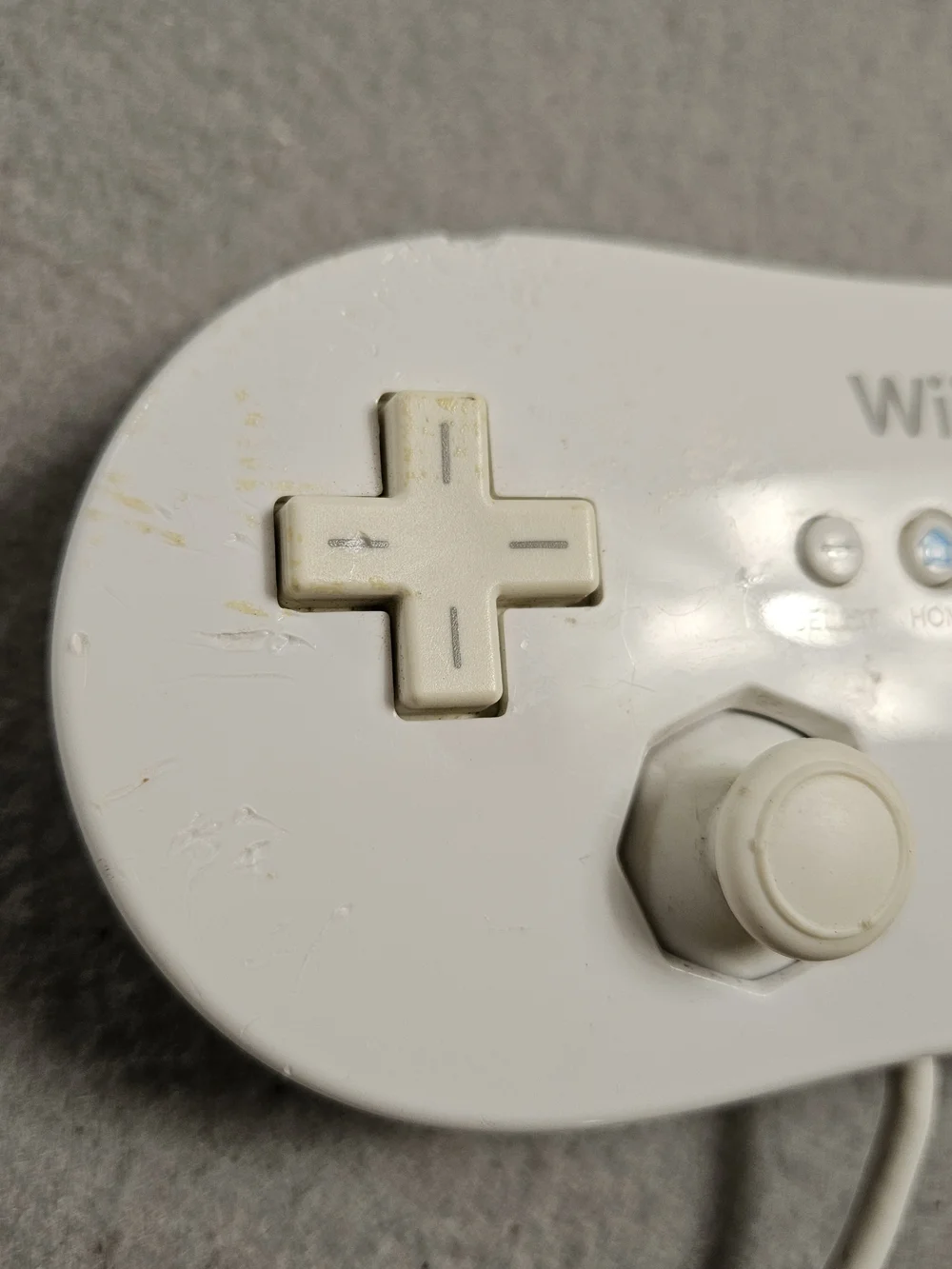 Nintendo Wii Classic Controller White RVL005 OEM Untested